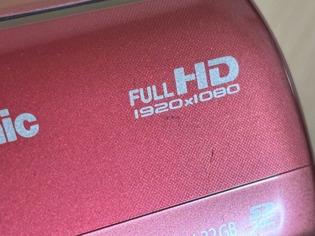 Panasonic HC-V300M ビデオカメラ ピンク