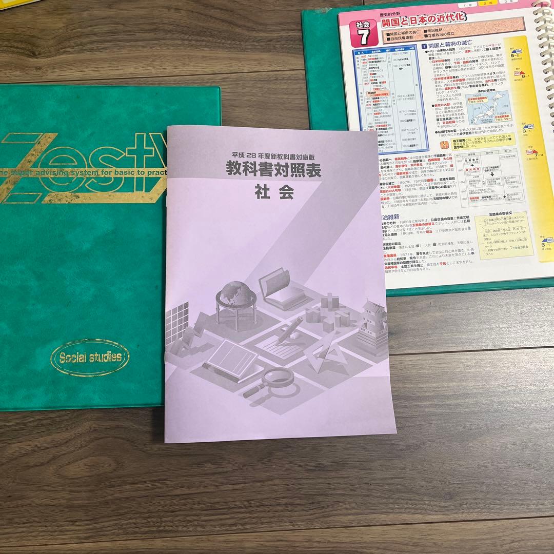 zestyゼスティ教材　内申点対策教材　社会