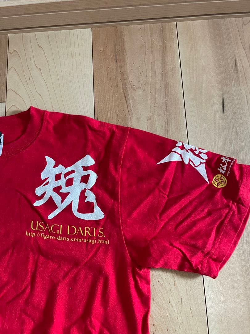 松本忍者うさぎダーツTシャツ