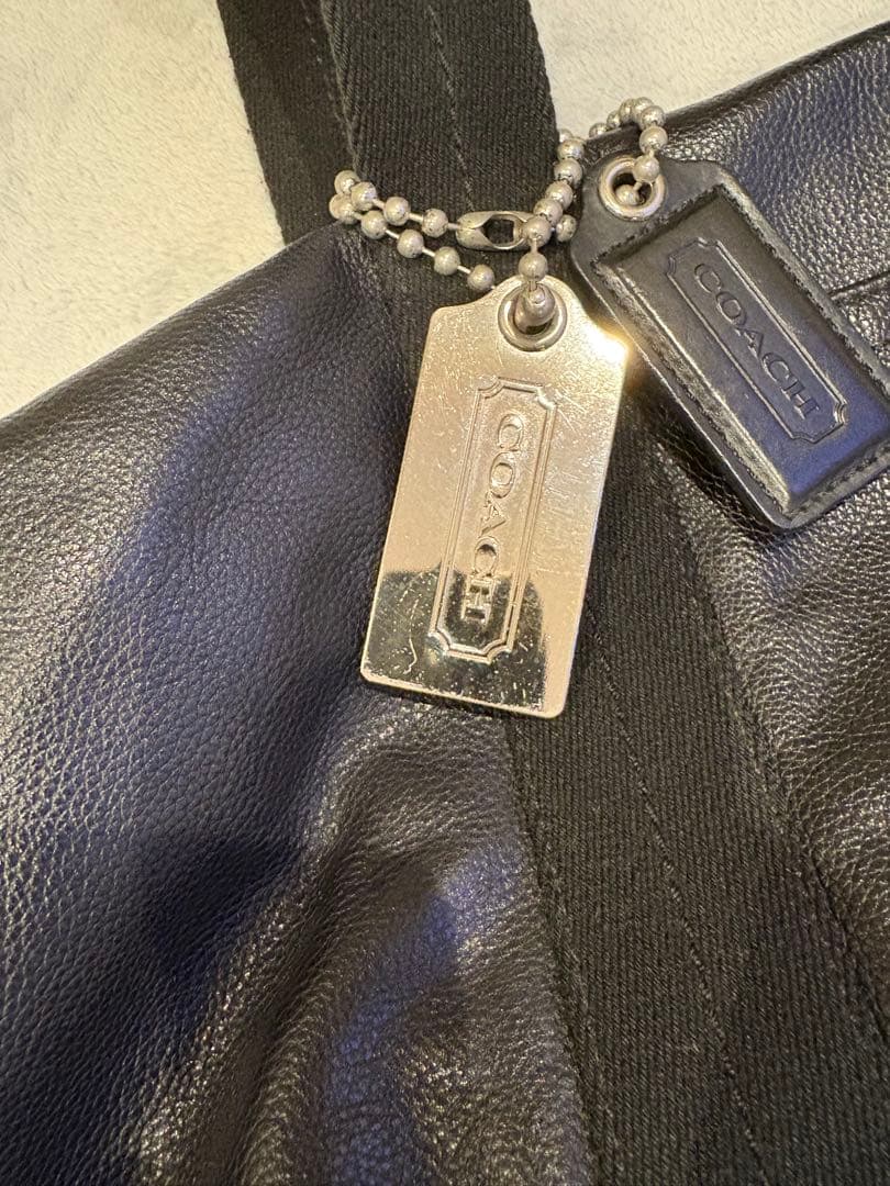 COACH バッグ ボストンバッグ レザー 本革 ブラック