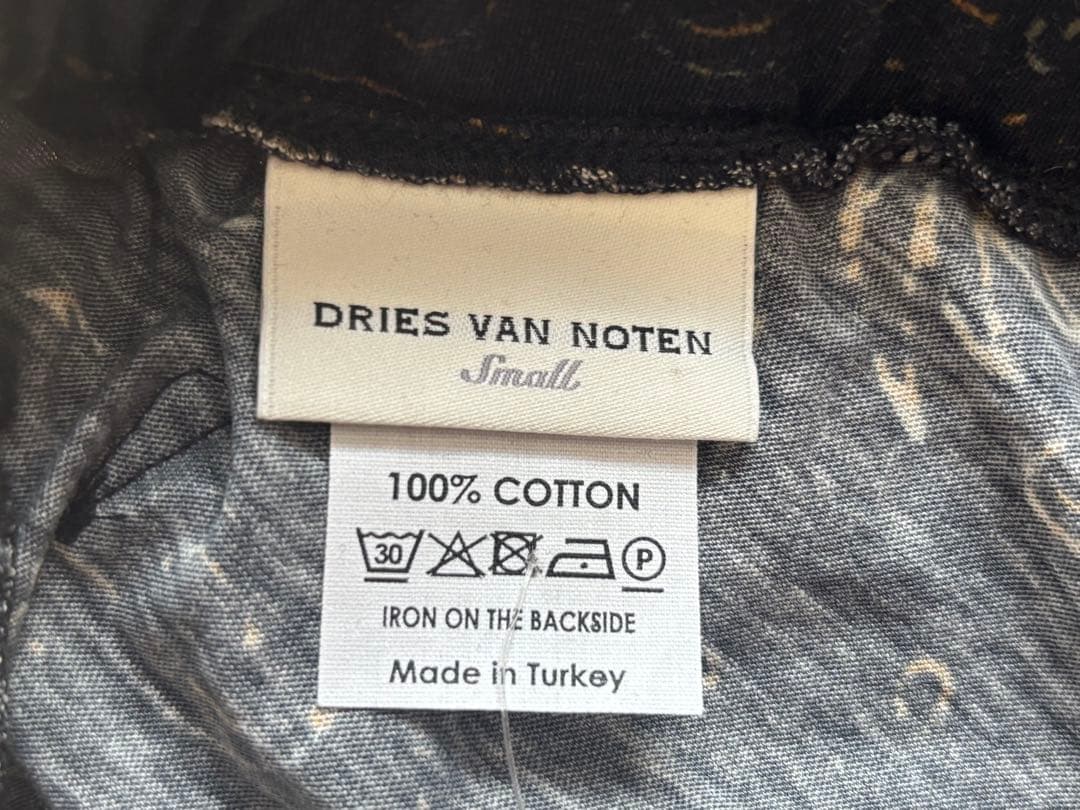 未使用【Dries Van Noten】ドリスヴァンノッテンフォークロア柄パンツ