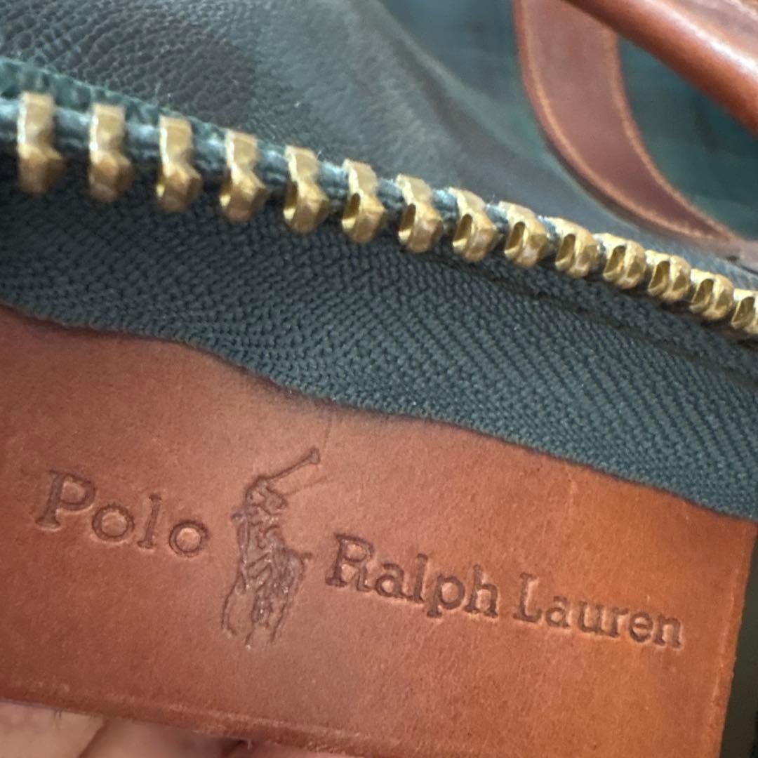 人気✨ラルフローレン ブラックウォッチ　2way ボストンバッグ　特大　付属品