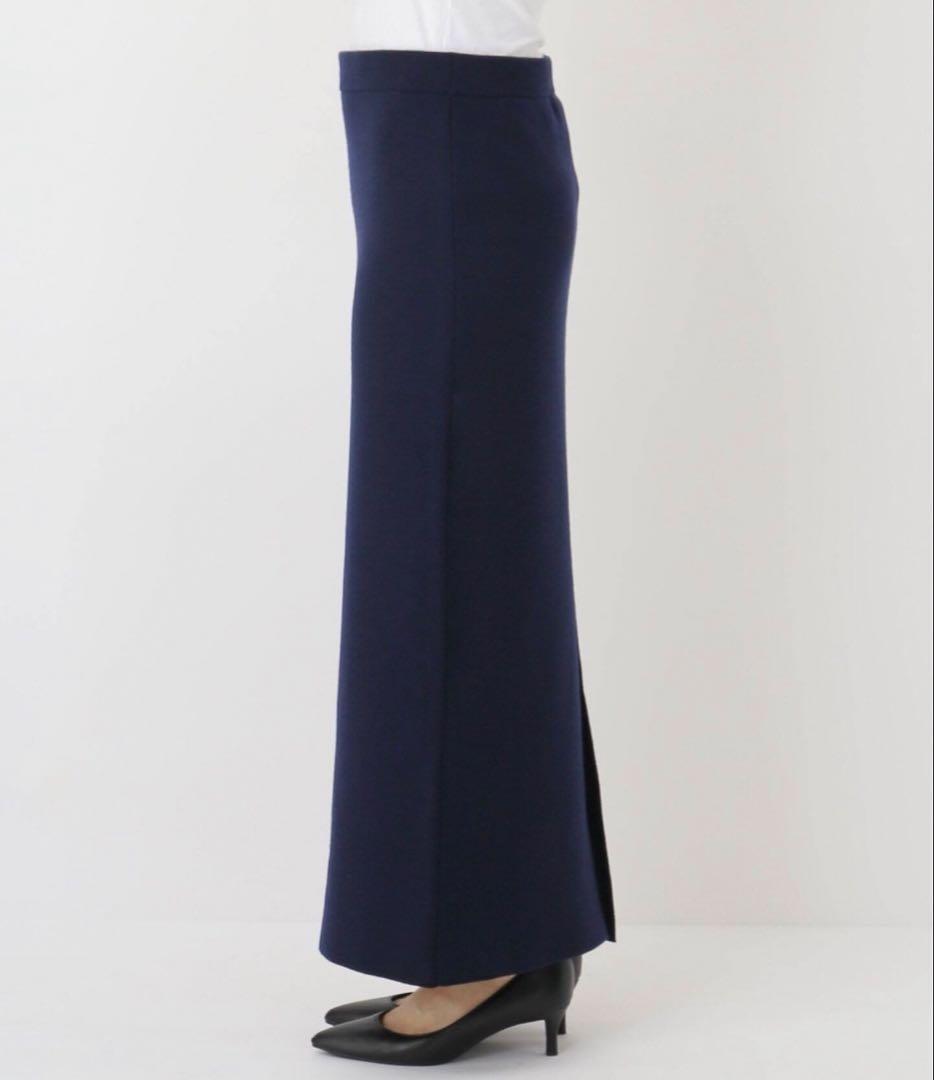 Deuxieme Class CHINO スリットニットスカート