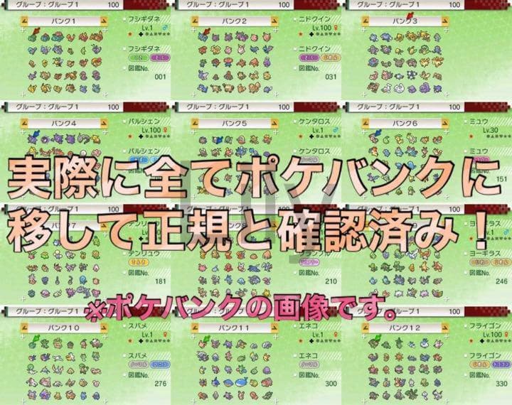 【ポケモン】ウルトラムーン ケース付き　各種配信 メタモン 道具完備