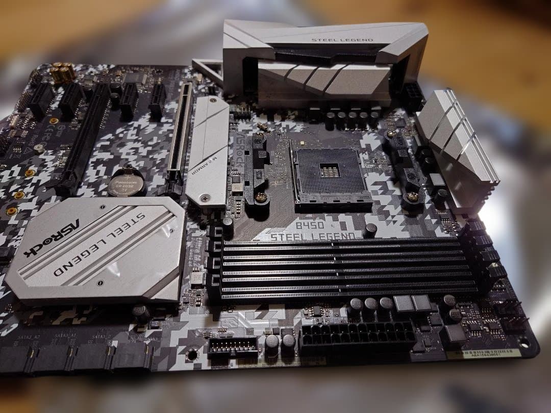 ASRock Steel Legend B450 マザーボード