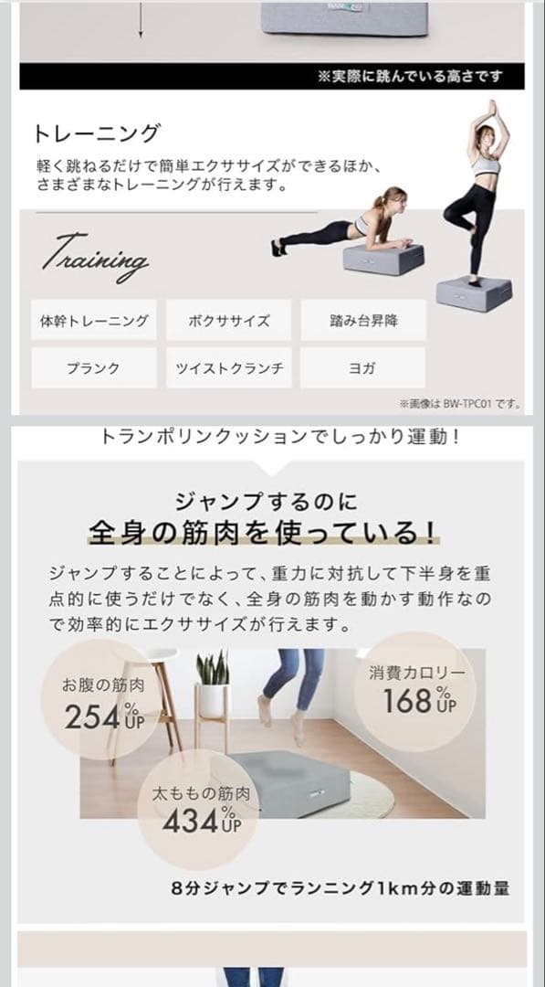 ◆ほぼ未使用美品◆トランポリンクッション 高反発 58×58cm 運動ダイエット