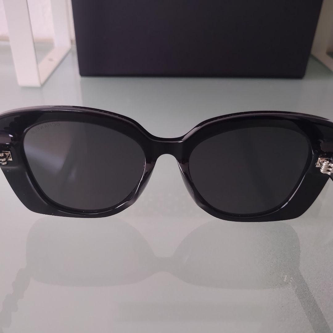 CHANEL シャネル 5422B CC ココマーク ラインストーン サングラス