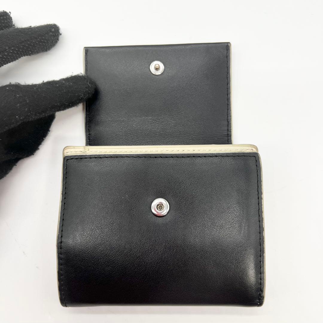 良品✨DIESEL　二つ折り財布　オーバルDロゴ　レザー　ブラック　正規品