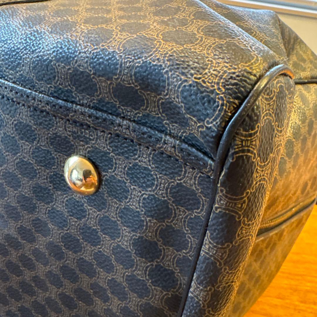 セリーヌ CELINE ボストンバック 黒 マカダム 大容量