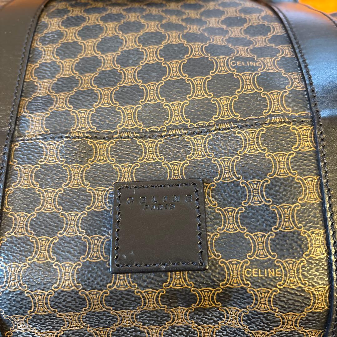 セリーヌ CELINE ボストンバック 黒 マカダム 大容量