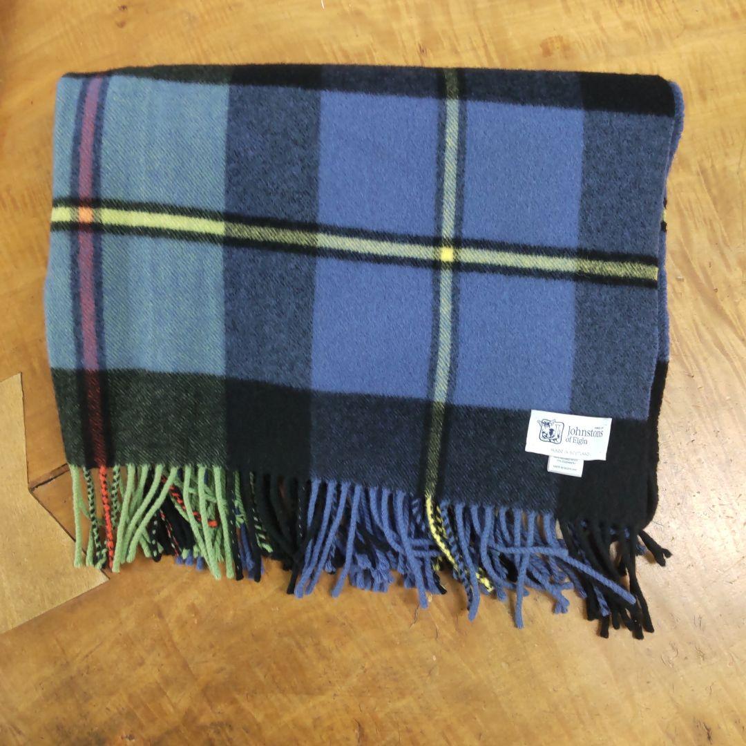 ジョンストンズ　Johnstons of Elgin ストール 大判　カシミヤ混