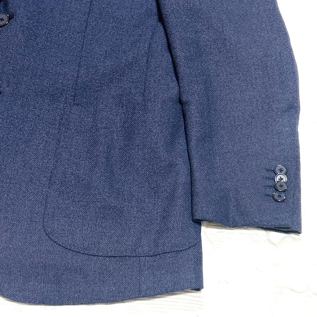 極美品❤︎ SHIPS × REDA テーラードジャケット 鹿の子 ネイビー 48