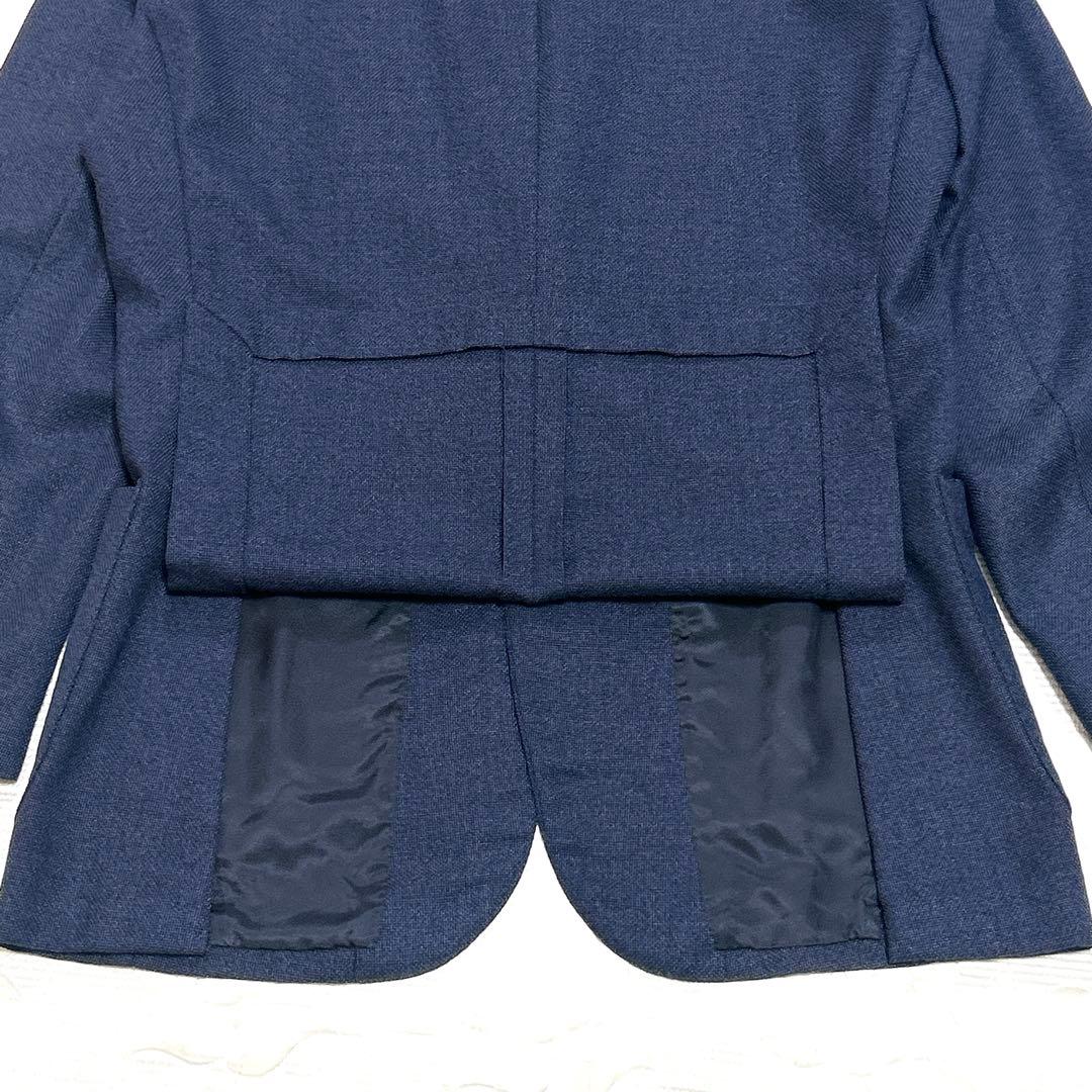 極美品❤︎ SHIPS × REDA テーラードジャケット 鹿の子 ネイビー 48