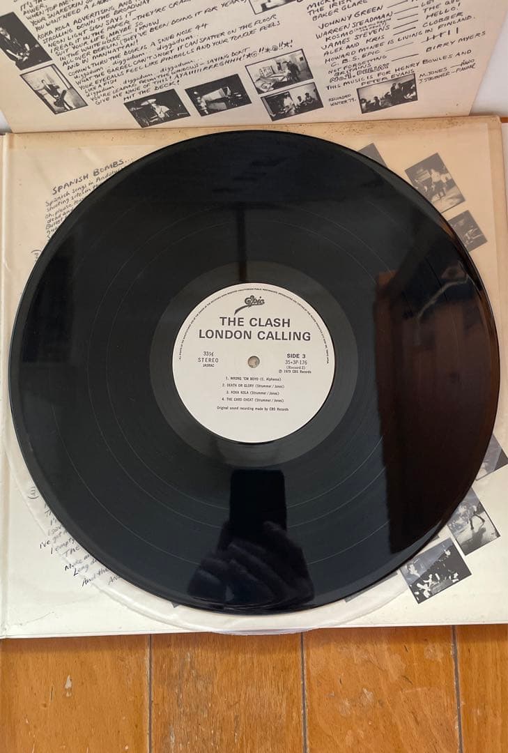 希少 The Clash LONDON CALLING ターコイズ LP