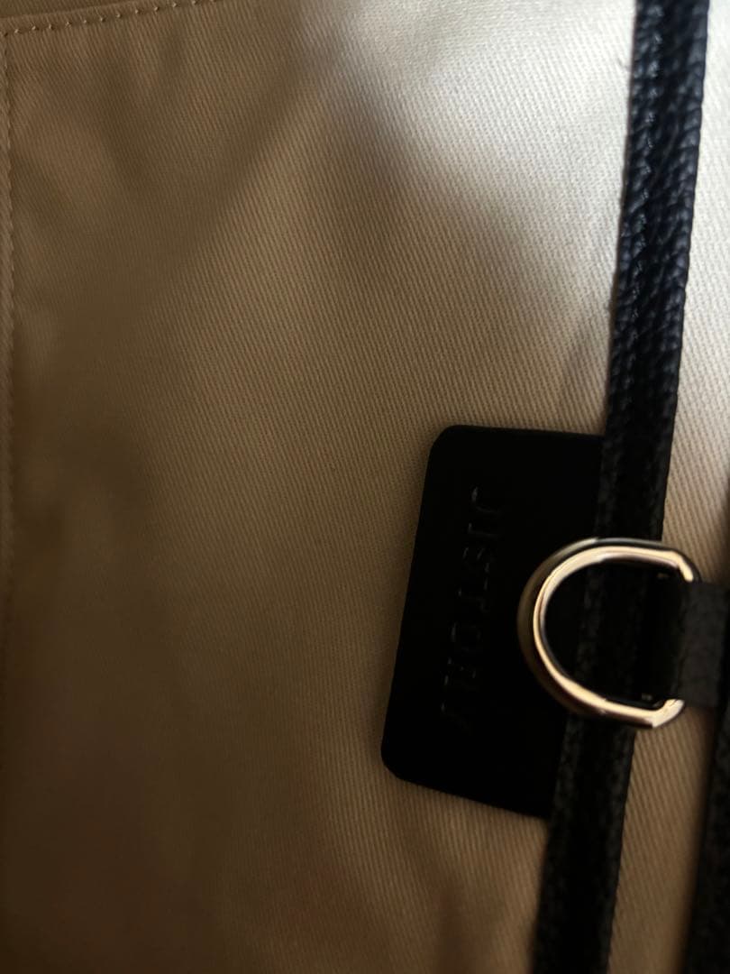 美品jistory レザーサイドベルトボストンバッグ　ブラックSIDE BELT