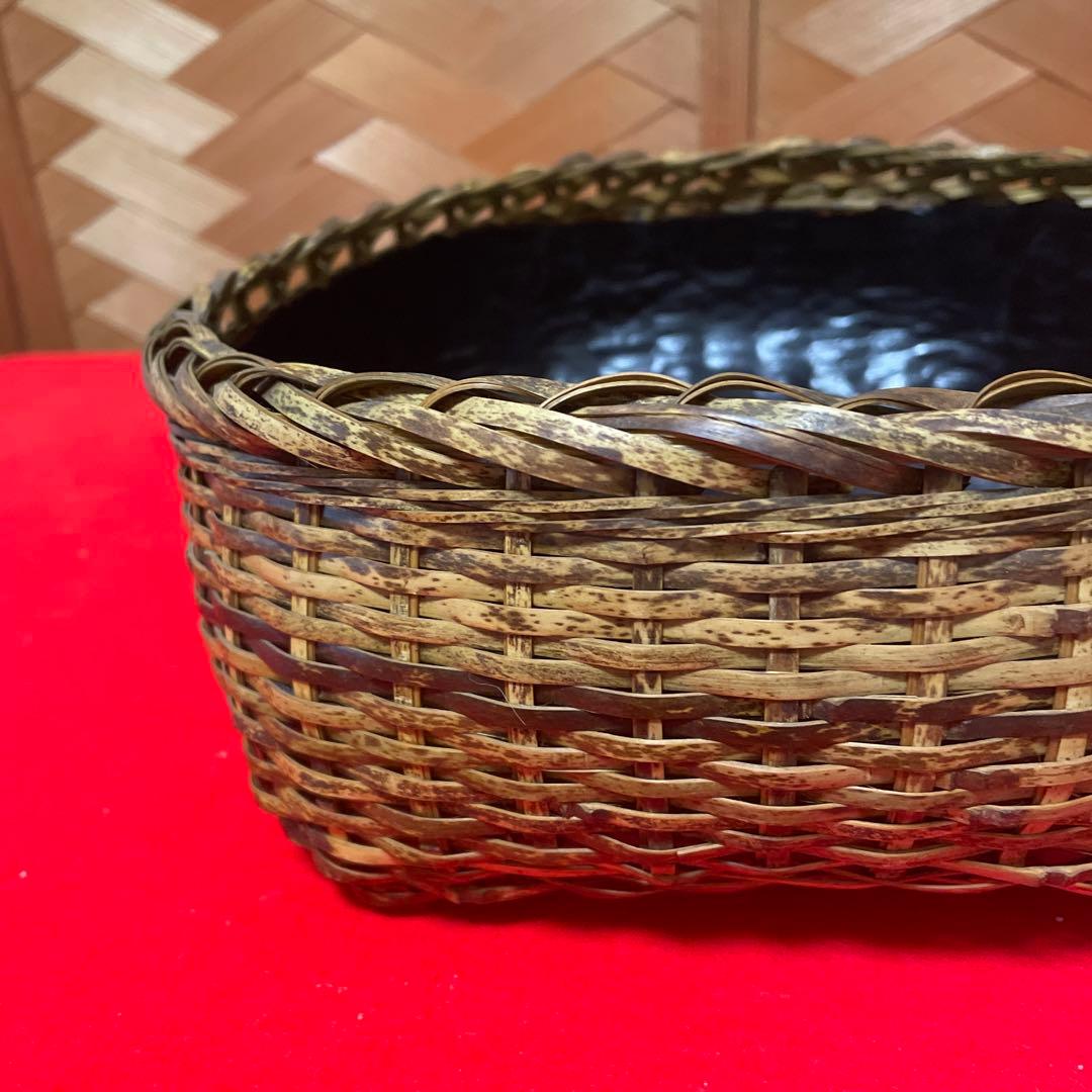 ♦︎【美品❤️炭斗＋枝炭】 茶道具　炭籠　竹製　枝炭(炉用)♦︎
