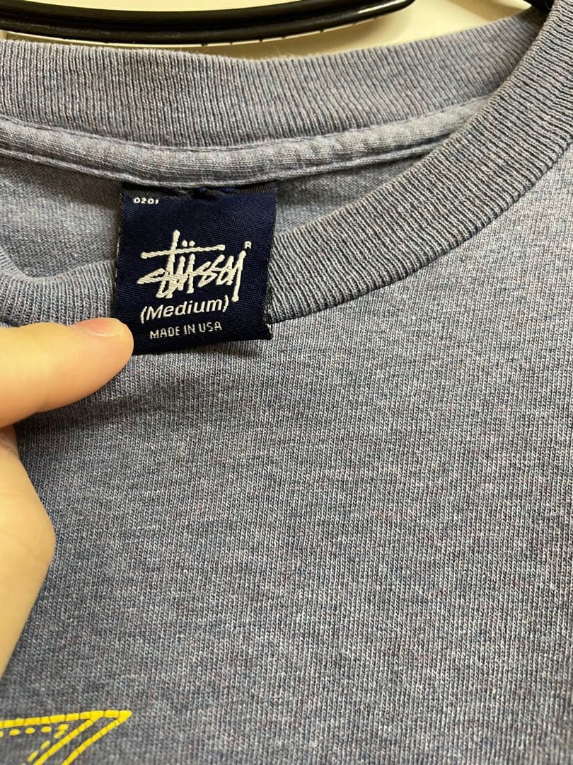 90s vintage made in USA 紺タグ stussy Tシャツ