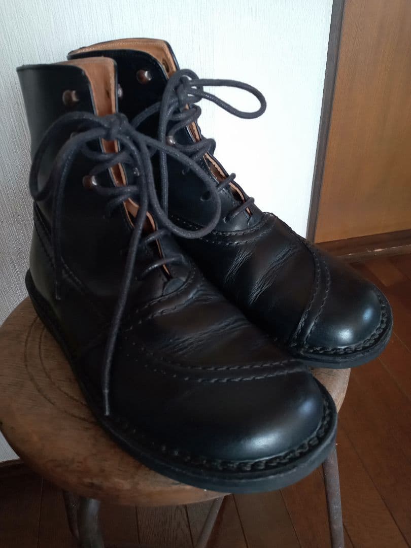 trippenトリッペンレースアップブーツ黒size36