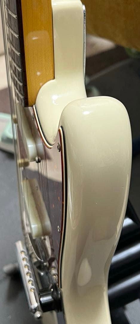 バ*ン様 即発送 fender japan MG65 ナット牛骨 総合調整済み