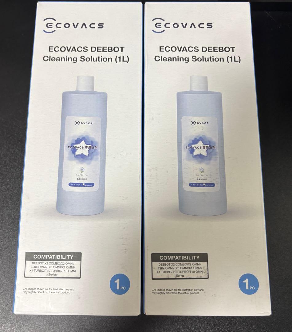 ECOVACS DEEBOT Cleaning Solution 2本セット