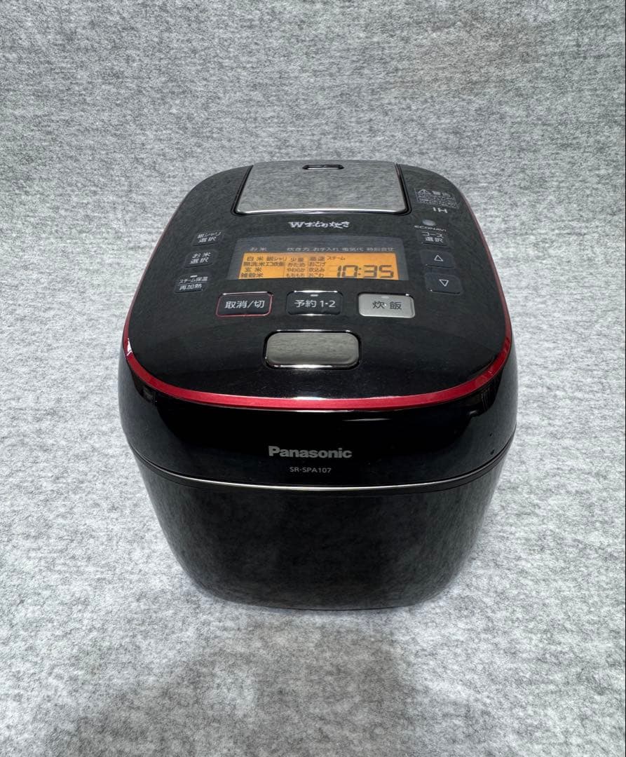 Panasonic スチーム＆可変圧力IHジャー炊飯器 SR-SPA107