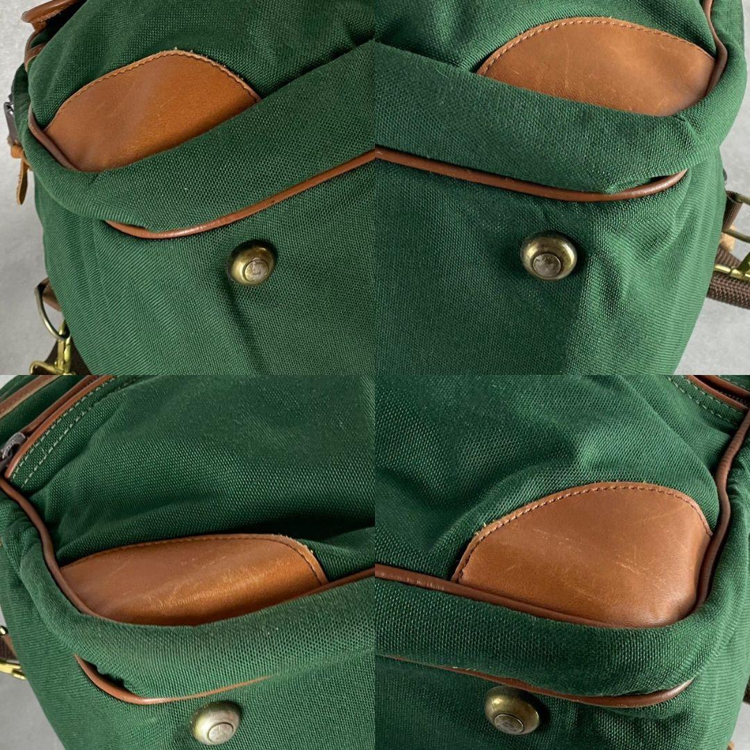 80’s●OLD L.L.Bean 2way ボストンバッグ アウトドア 緑
