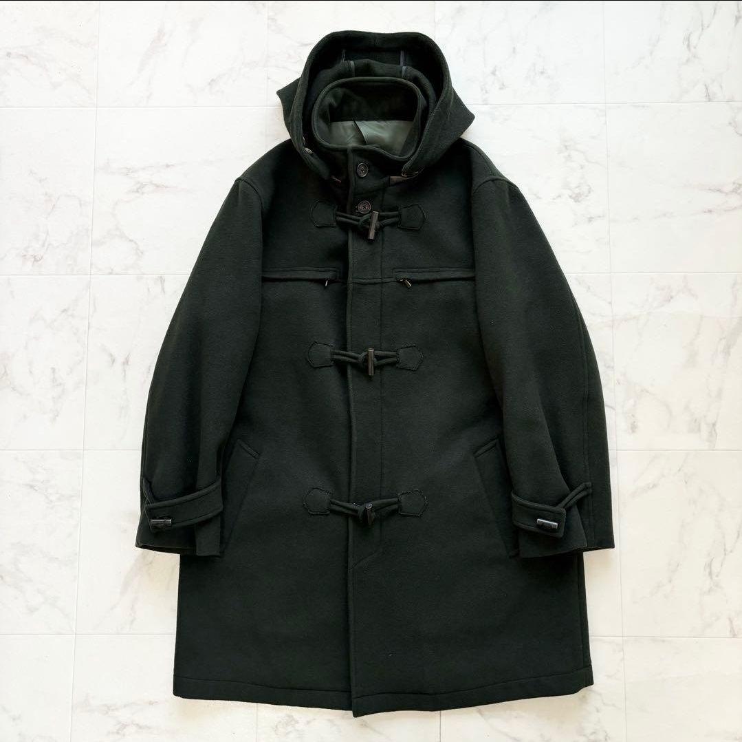 美品　ブルックスブラザーズ　カシミア　ダッフルコート　ダークグリーン　3Lサイズ