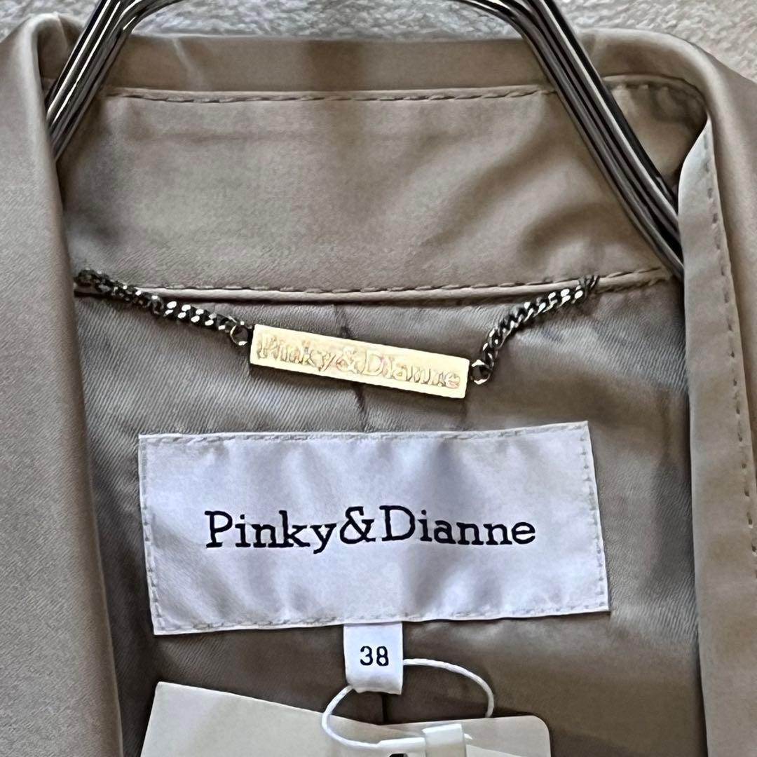 新品タグ付きPinky&Dianne スプリングコートロングコートハニーベージュ
