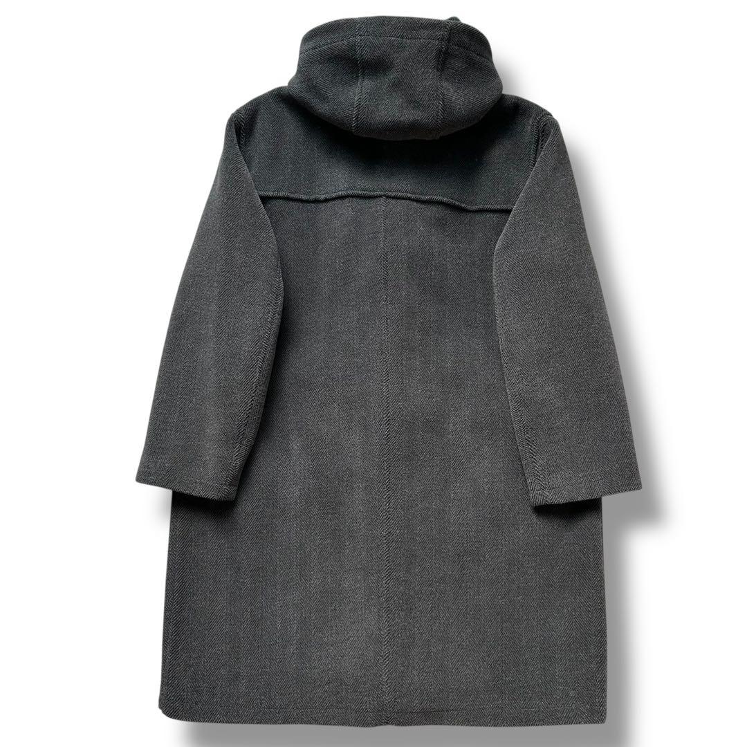 XL ブルックスブラザーズ ダッフルコート ムーアブルック ヘリンボーン 牛革