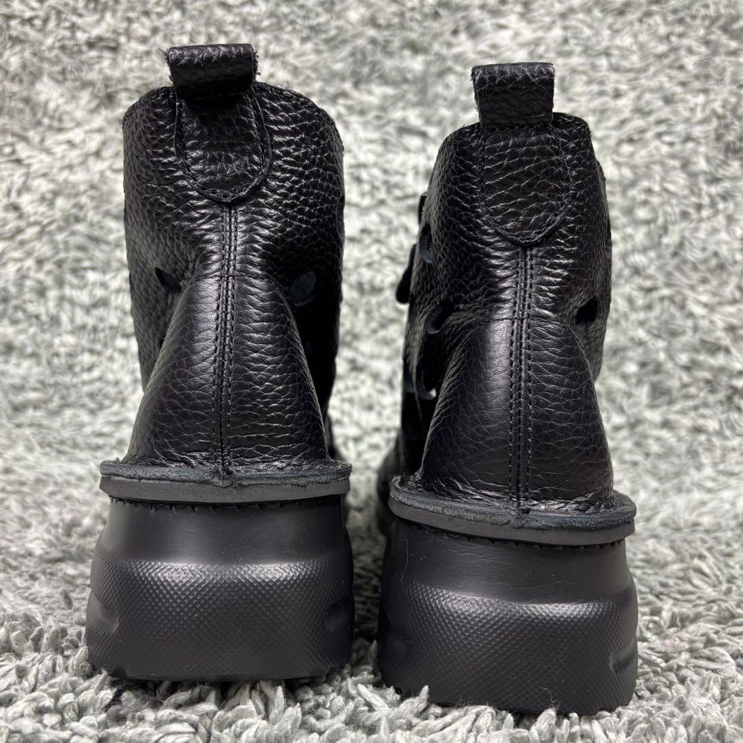 未使用級✨JSハートレーベル軽量 パンチングブーツ　ブラック 23cm 幅広