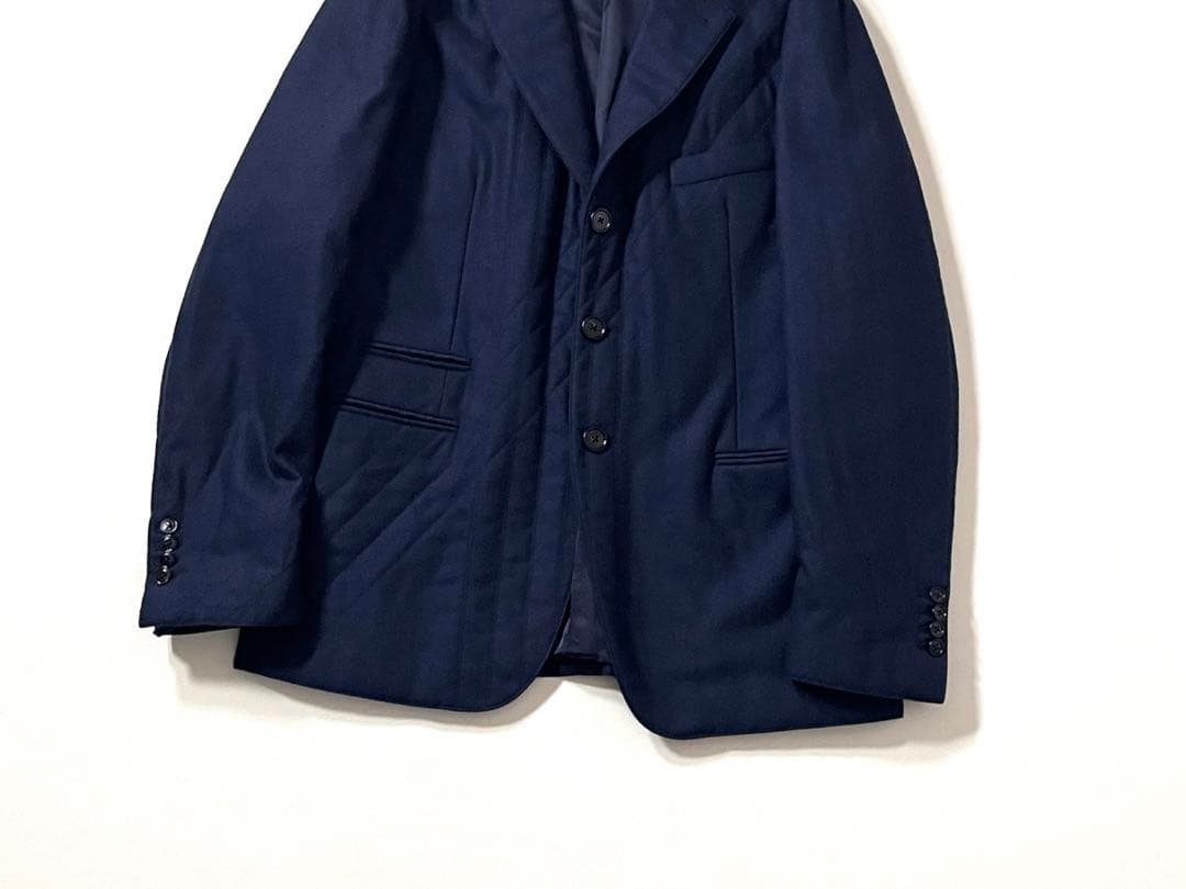 【美品】エルメス　テーラード ジャケット　アンコン　中綿　52サイズ　現行モデル