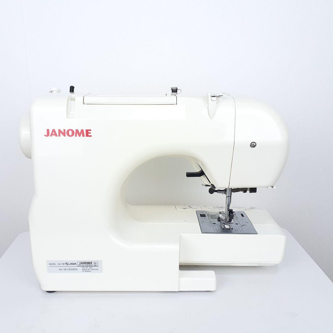 【美品】ジャノメ　コンパクト電子ミシン本体　N-572　ロックカッター内蔵
