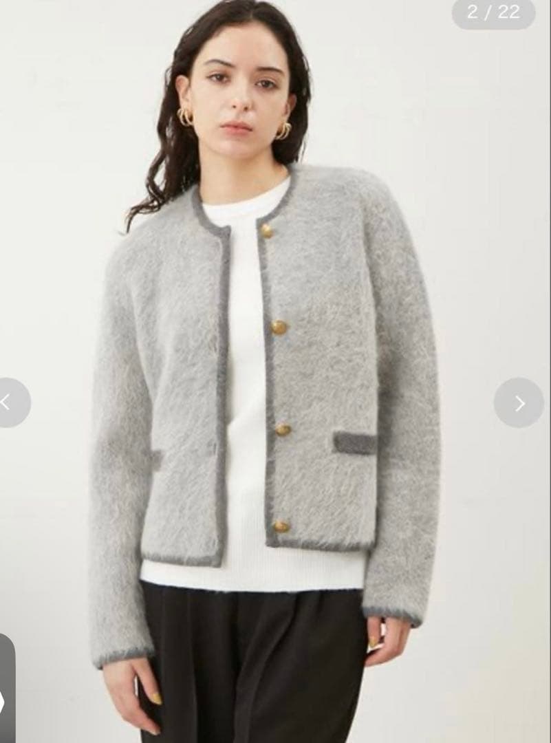 m*a様 最終価格 ミラオーウェン アルパカ ニット カーディガン ジャケット