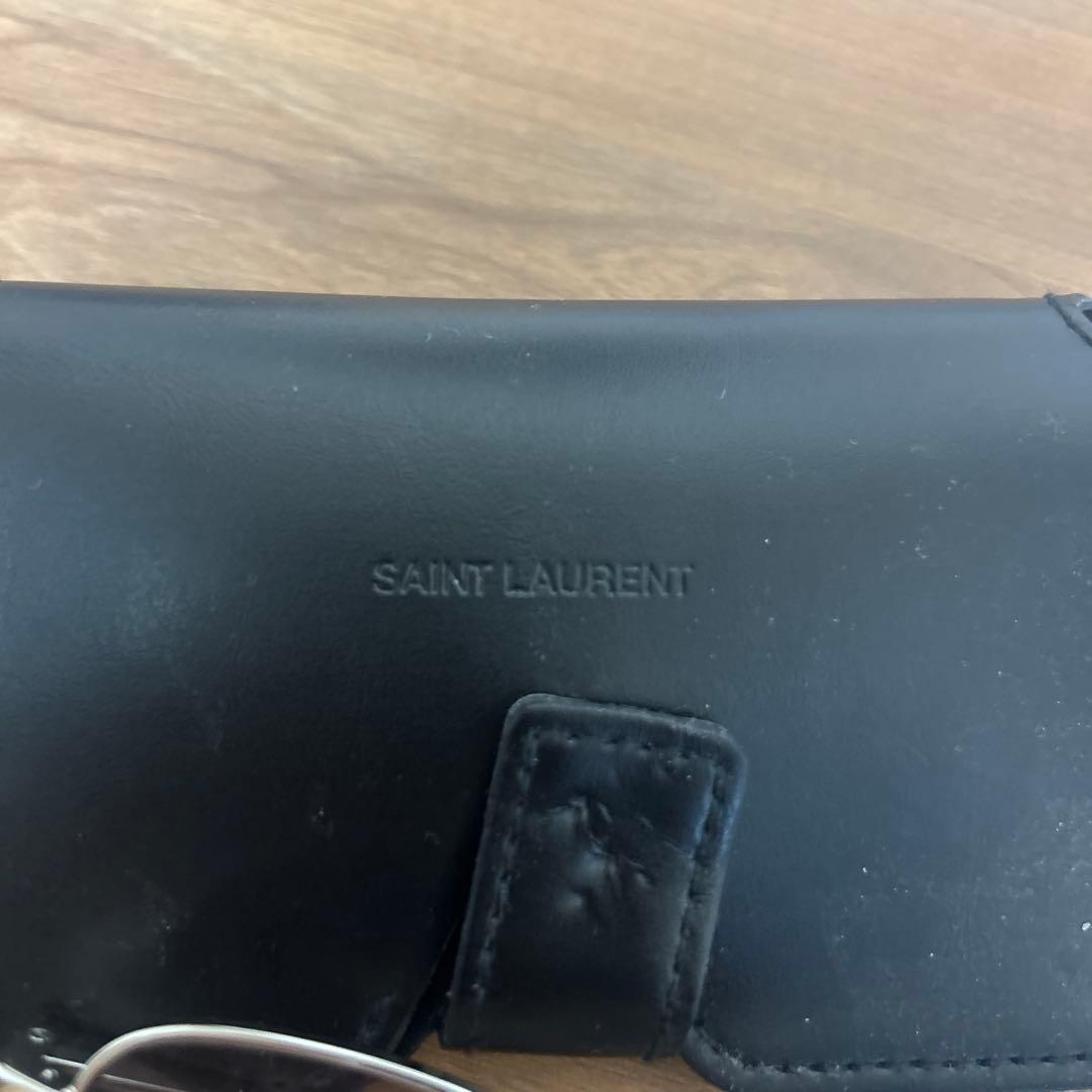 キ*イ様 Saint Laurent スクエア サングラス グレー