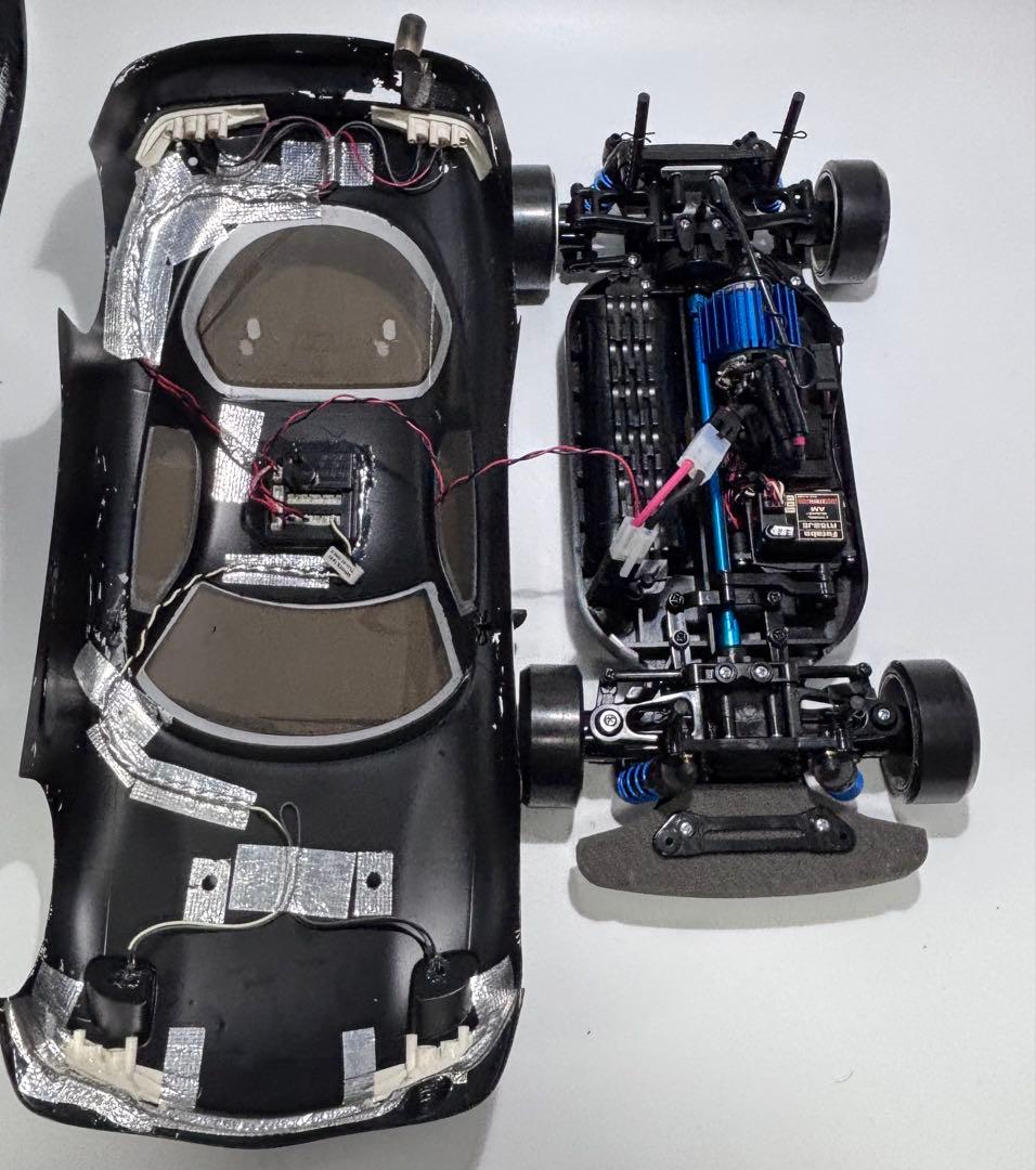 タミヤ TT01 FD3S RX7ドリフト フルベア フルセット 即ドリ