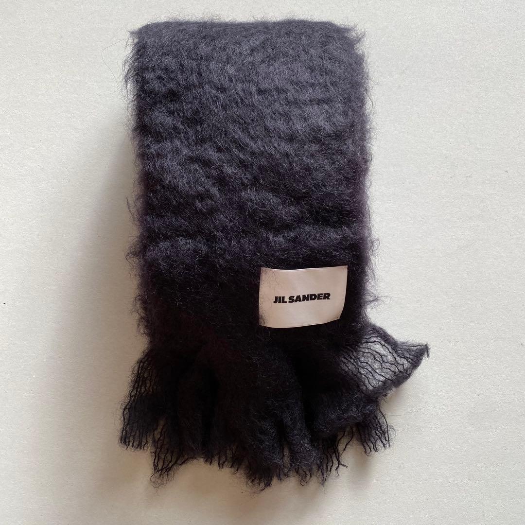 新品 JIL SANDER エクストラロングモヘアブレンドマフラー