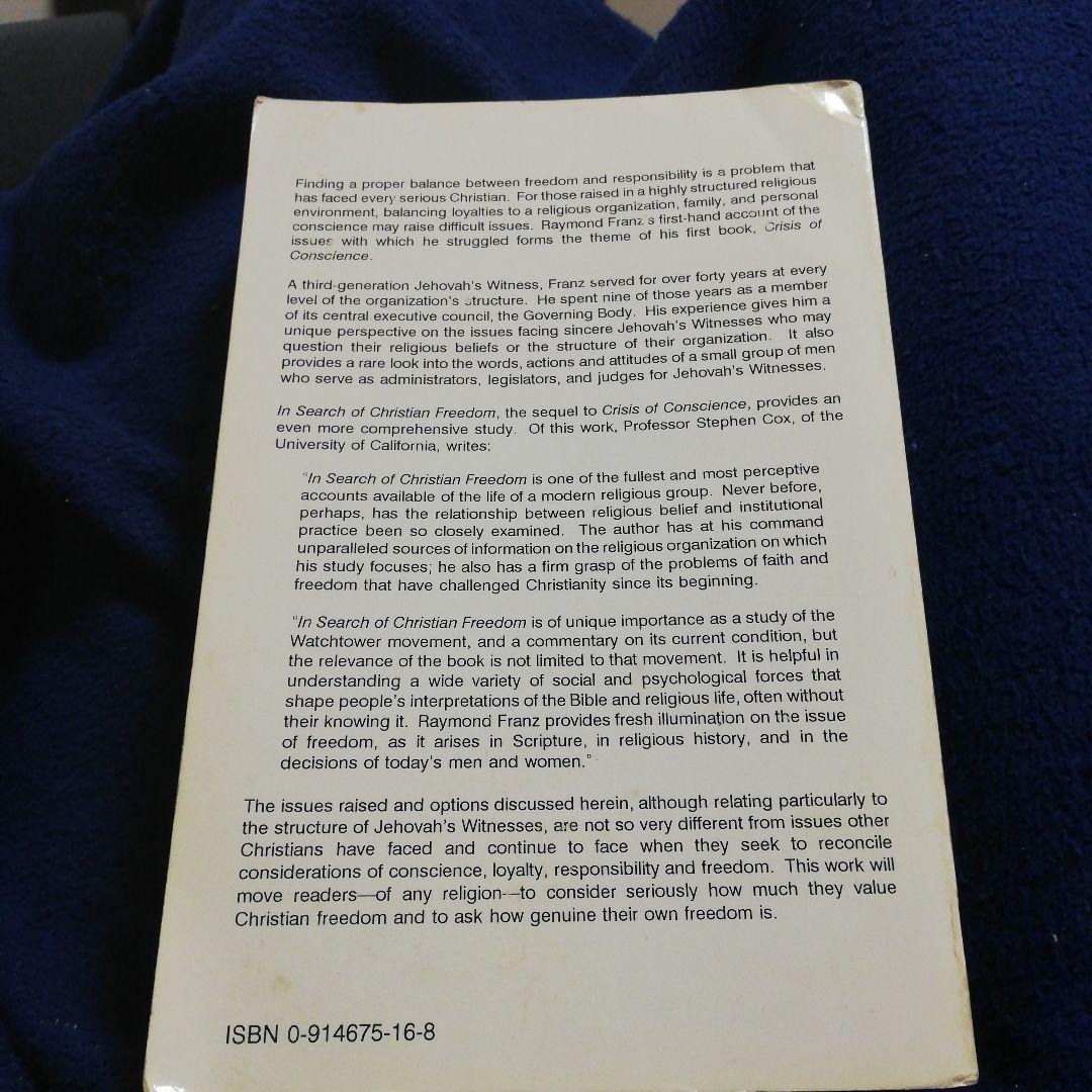 洋書 In Search of Christian Freedom by Franz
