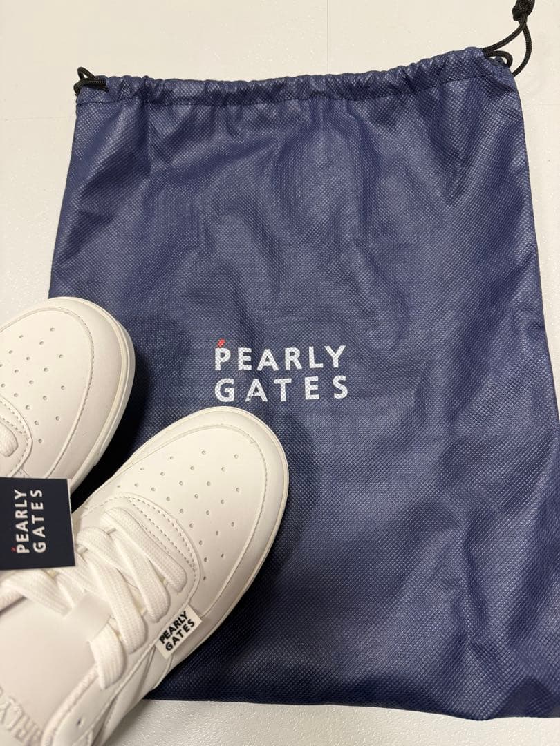 【新品タグ付き】PEARLY GATES シューズ ホワイト