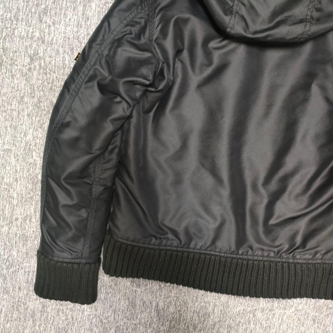 2way ALPHA INDUSTRIES MA-1 フーデッドリブジャケット