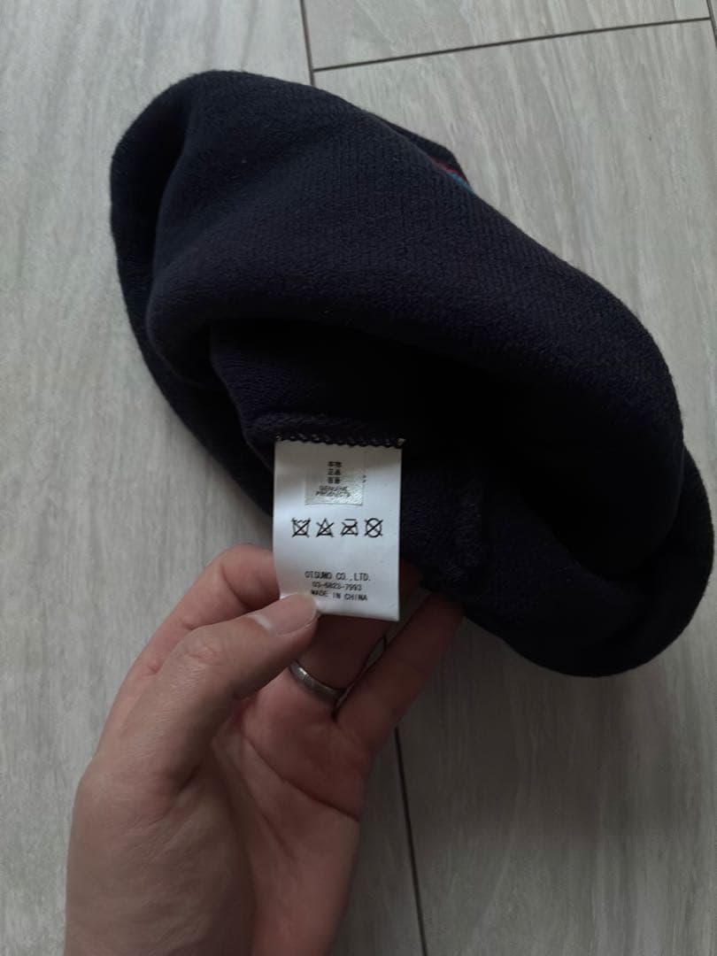 帽子 HUMAN MADE JACQUARD BEANIE \"Navy\"
