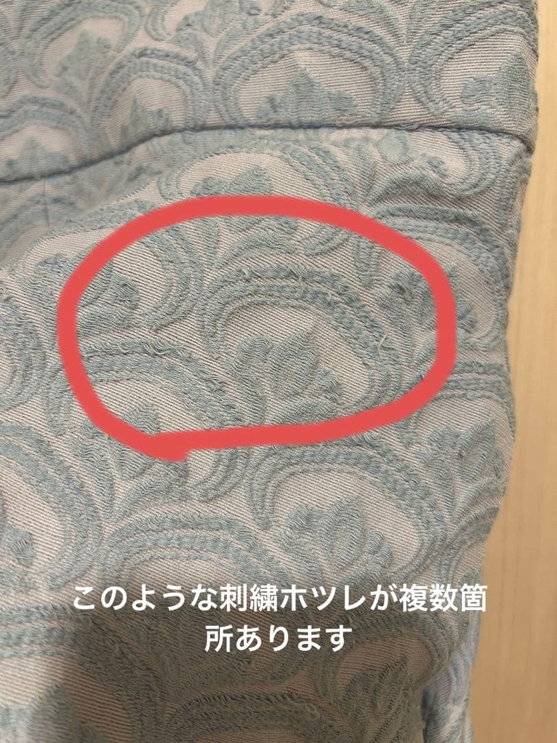 miu miuノースリーブ Vネック ワンピース ライトブルー