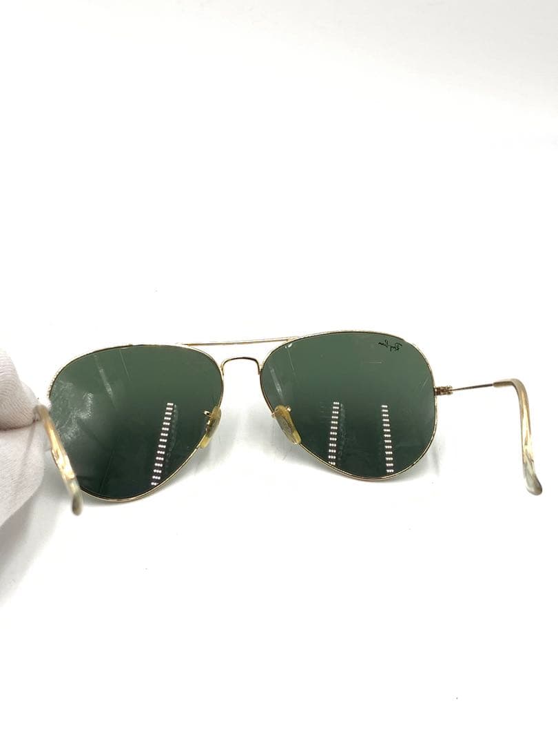 RayBan サングラス　度なし　グリーンレンズ　アビエーター　RB3026