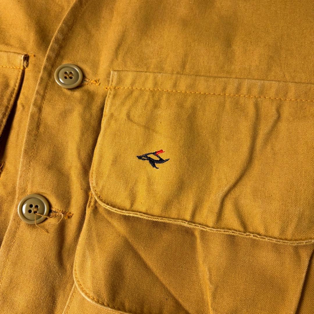 70s USA製 RED HEAD ダック地 ハンティングベスト ベージュ 茶