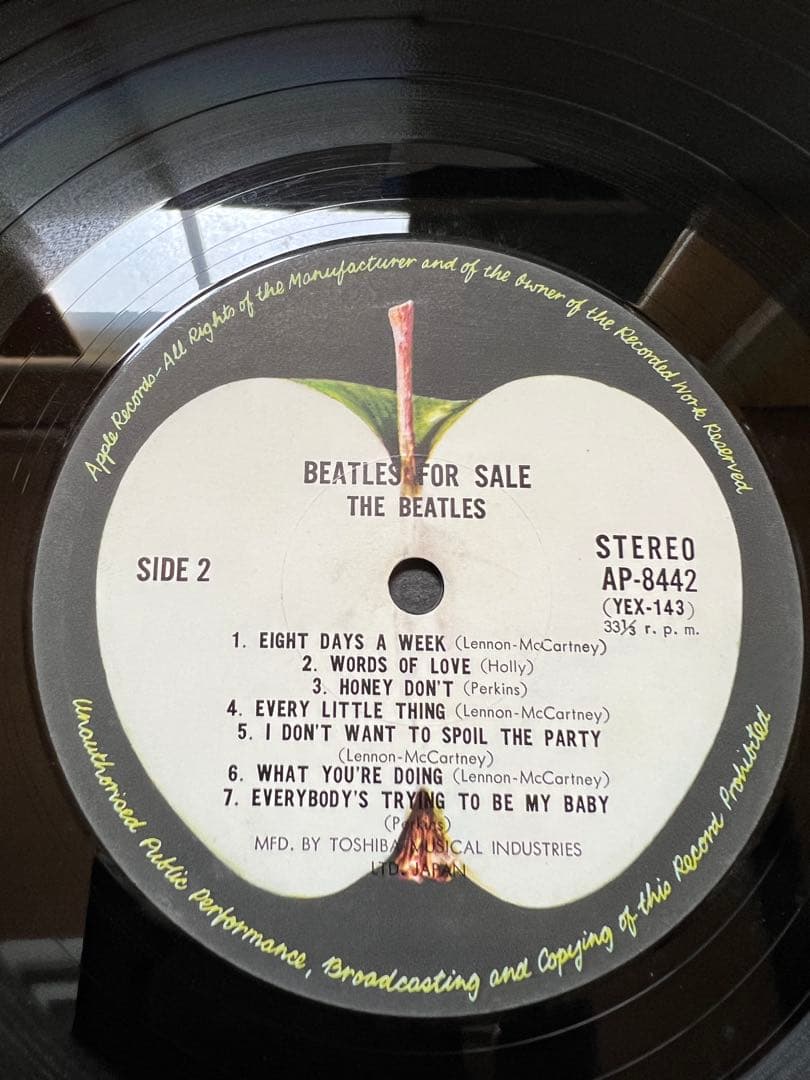 1969年ビートルズフォーセール 日本盤AP-8442 洋楽　LPレコード
