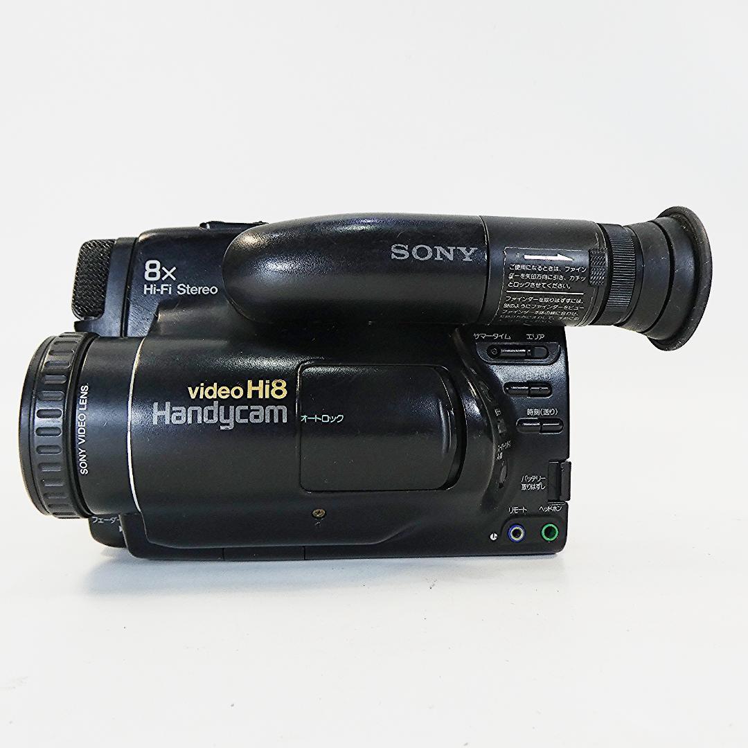 ソニーCCD-TR705 動作良好 VideoHi8ビデオカメラ　DVD化に最適