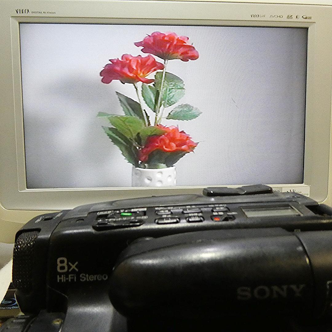 ソニーCCD-TR705 動作良好 VideoHi8ビデオカメラ　DVD化に最適