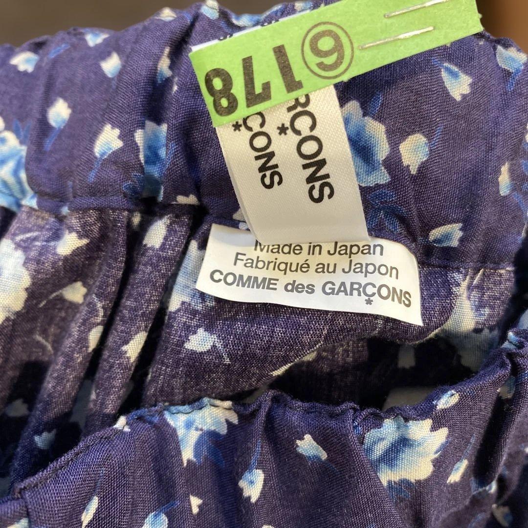 コムデギャルソンコムデギャルソン　 花柄スカート　S フリル付き
