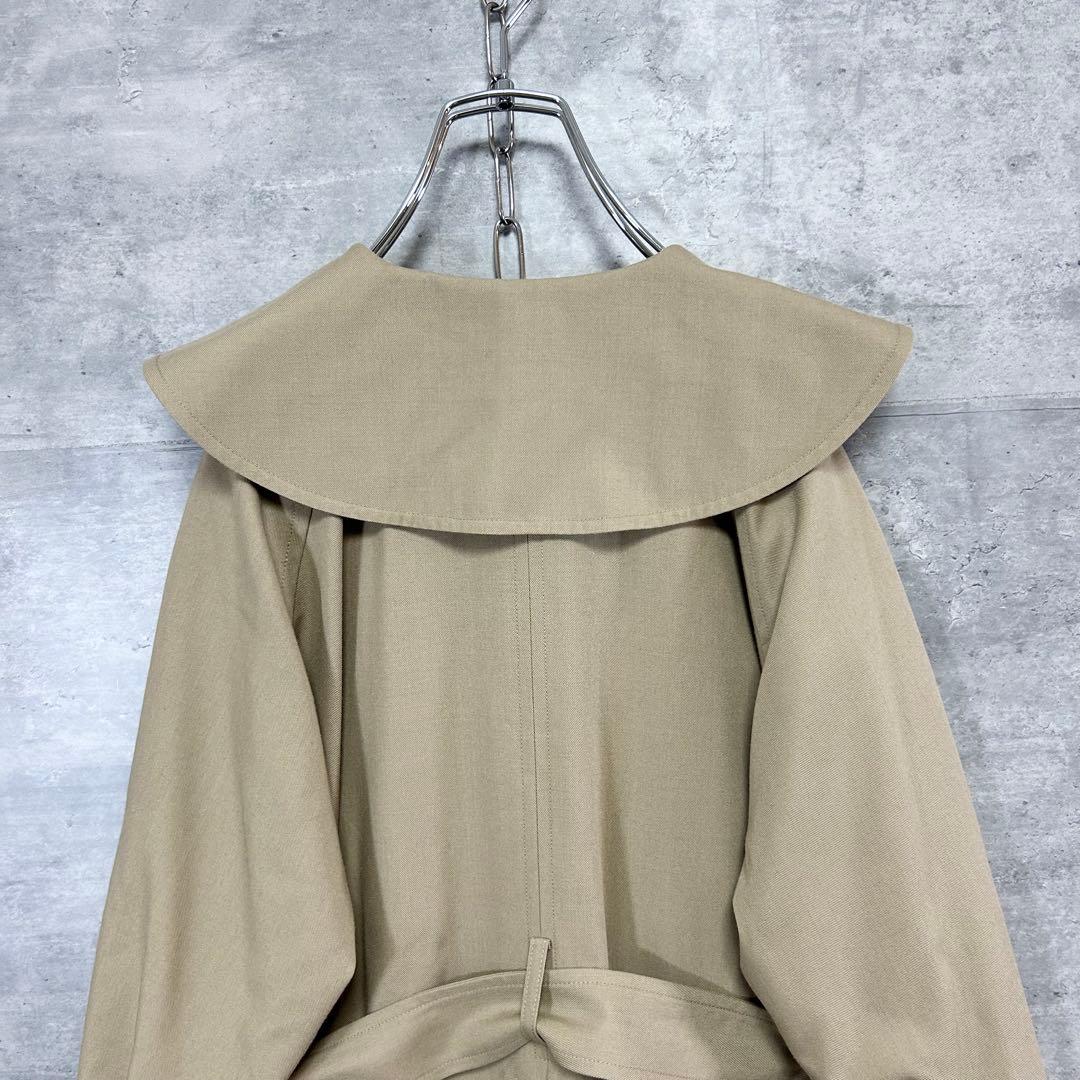 新品　リリーブラウン　ラッフルショールローブトレンチコート　サンプル品　春コート
