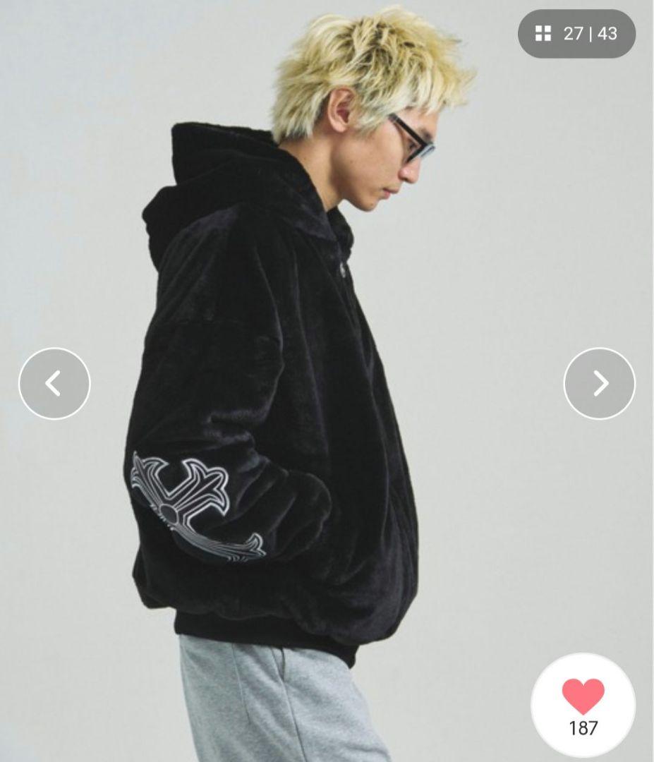 即完売希少激レア クロムCROSSEMBLEM FUR BLOUSONBBOY