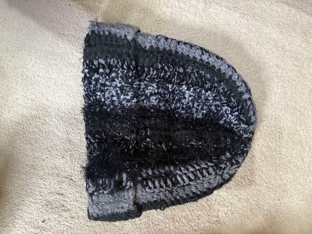 Supreme 25FW Tiesel Stripe Beanie 黒
